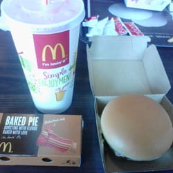 McDonald's - Pumpkin Pie, Fish Filet Sandwich and Orange Soda is my lunch for today