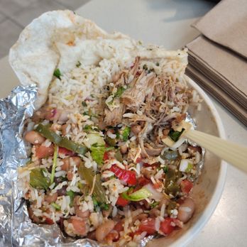 QDOBA Mexican Eats - Looks good,  too bad it's all rice and beans for $12.00! - Mexican Near Me - Thornton, Colorado