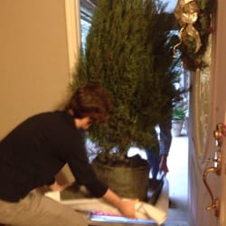 BK Cedars - Removing our Christmas tree to plant outside.
