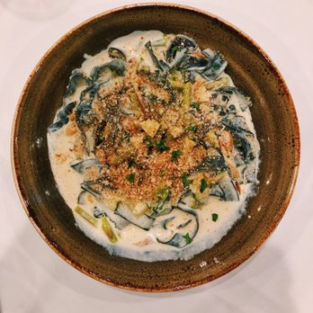 forchetta - Vegetarian version of their Squid Ink Fettucine - Italian Near Me - Charlotte, North Carolina forchetta - Vegetarian version of their Squid Ink Fettucine - Italian Near Me - Charlotte, North Carolina