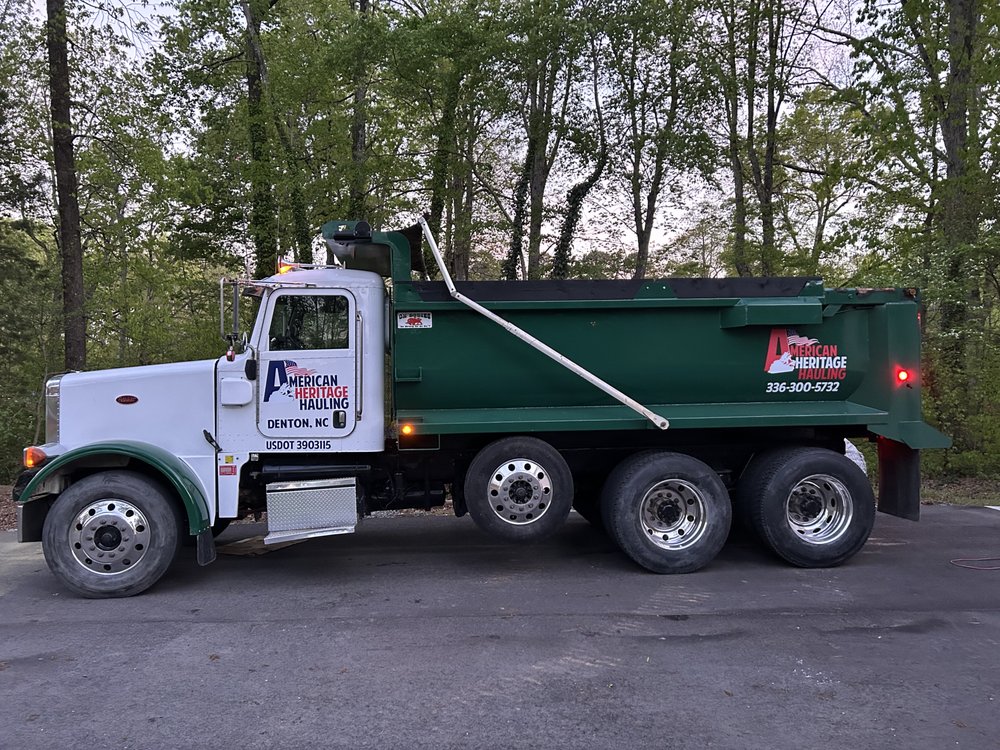 AMERICAN HERITAGE HAULING Denton, North Carolina Junk Removal