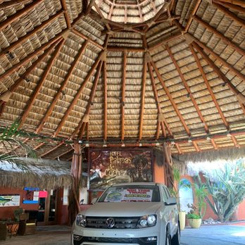 Hotel Palmas de Cortez - Hotel entrance lobby - Hotels Near Me - Los Barriles, BCS