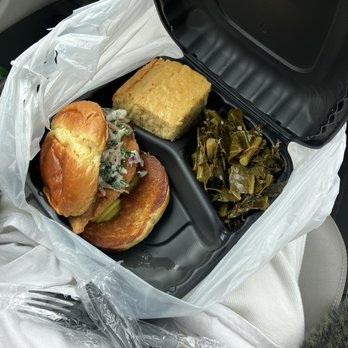 The Crispy Coop - Chicken Sandwich Greens and Corn Bread - Chicken Wings Near Me - Columbus, Ohio The Crispy Coop - Chicken Sandwich Greens and Corn Bread - Chicken Wings Near Me - Columbus, Ohio