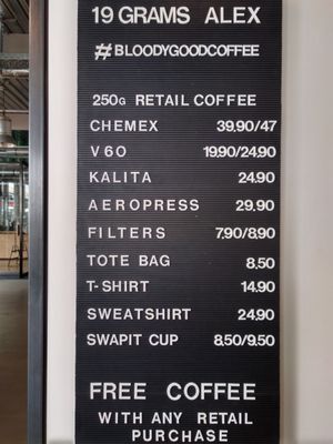19grams Alex – Coffee Roastery by null