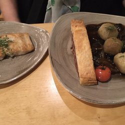 Veg. Braten im Blätterteig + Goldmakrele