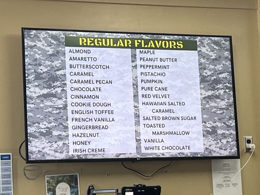 Menu photo 4 Cpl Ray's Coffee Odessa, TX
