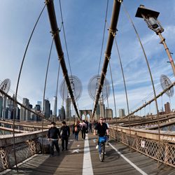 Brooklyn Bridge - Delightful, thought the messenger of hope and providence, as the swan's wing carved the air as the obedient liquid.