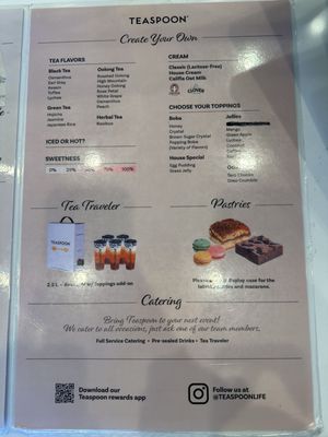 Menu photo 4 Teaspoon Santa Clarita, CA Menu photo 4 Teaspoon Santa Clarita, CA