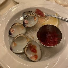 Clams on the half shell