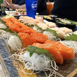 45. Salmon Sashimi 48. Yellowtail Sashimi
