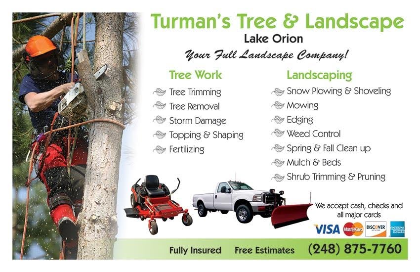 Turman's Tree & Landscape - tree service in Lake Orion, MI
