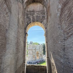 Arco di Costantino - From inside the Colosseum