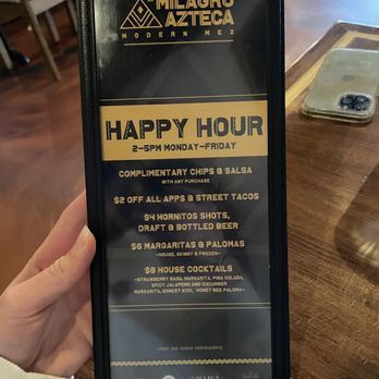 El Milagro Azteca - Happy Hour Menu - Mexican Near Me - St. Louis, Missouri El Milagro Azteca - Happy Hour Menu - Mexican Near Me - St. Louis, Missouri