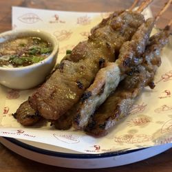 Weera Thai - Rainbow - Pork satay