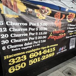 Churros Juquilita - Menu 8/2026