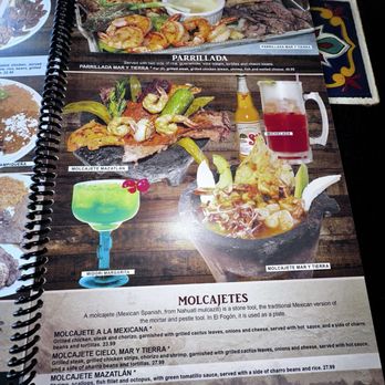 El Fogon - Menu mocajetes - Mexican Near Me - Thornton, Colorado