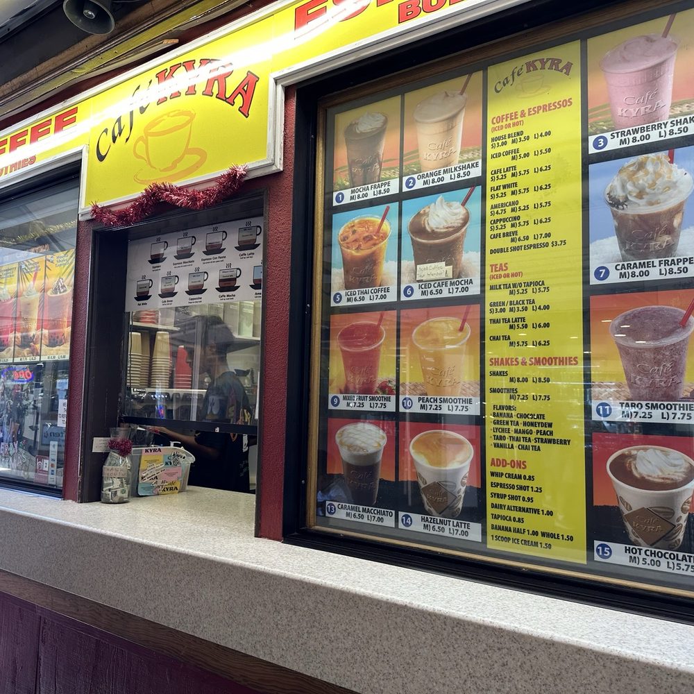 Café Kyra - Outside of Don Quijote Kaheka - Coffee & Tea Near Me - Honolulu, Hawaii Café Kyra - Outside of Don Quijote Kaheka - Coffee & Tea Near Me - Honolulu, Hawaii