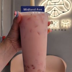 South Tea - Iced fresh watermelon coconut milk (after mixed)