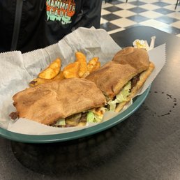 Steak and cheese grinder Steak and cheese grinder
