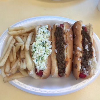 Nu-Way Weiners - 3 for 2 Day at Nu Way! Slaw dog and Chili dogs with fries! - Burgers Near Me - Warner Robins, Georgia