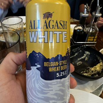 Eva Boston - Allagash wheat Beer - New American Near Me - Boston, Massachusetts