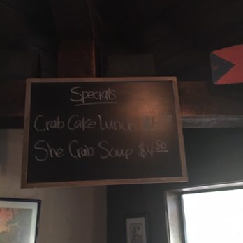 Rae's Coastal Cafe - Specials...the hubs ordered the she crab soup and he loved it! - Seafood Near Me - Augusta, Georgia