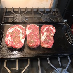 Colony's Quality Meats - Three marinated Delmonico cuts from Colony's, ready to fire up!