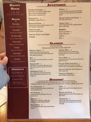 Menu photo 5 Red Rocks Grill Morrison, CO