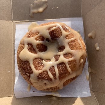 Brandons Donuts - Cinnamon sugar donut with apple cider drizzle - Donuts Near Me - Hoboken, New Jersey Brandons Donuts - Cinnamon sugar donut with apple cider drizzle - Donuts Near Me - Hoboken, New Jersey