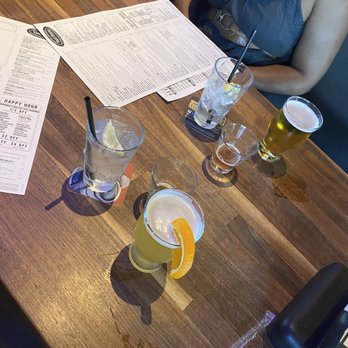 Yard House - Testers brew and a Blue moon and OJ - New American Near Me - Bakersfield, California