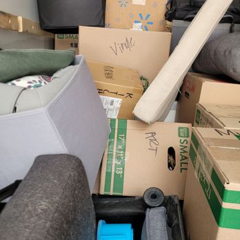 A-Team Movers - This is how they load your boxes. Sideways and with no care at all. - Movers Near Me A-Team Movers - This is how they load your boxes. Sideways and with no care at all. - Movers Near Me