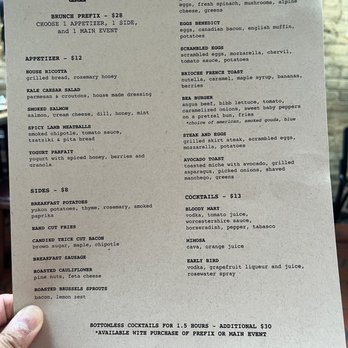 Bea - Brunch menu - Cocktail Bars Near Me - New York, New York Bea - Brunch menu - Cocktail Bars Near Me - New York, New York