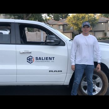Salient Engineering - First truck logo - Land Surveying Near Me Salient Engineering - First truck logo - Land Surveying Near Me