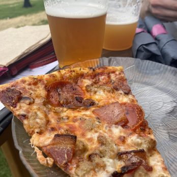 Lost Valley Brewing Co - The best meat pizza ever! - Brewpubs Near Me - Auburn, Maine