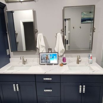 STL Design and Build - Dual vanity - General Contractors Near Me - Maryland Heights, Missouri
