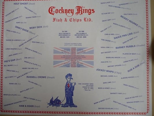 Menu photo 8 Cockney Kings Fish & Chips Burnaby, BC Menu photo 8 Cockney Kings Fish & Chips Burnaby, BC