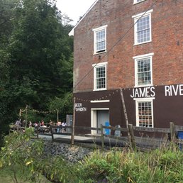 Side of building and view of the beer garden out back. Side of building and view of the beer garden out back.