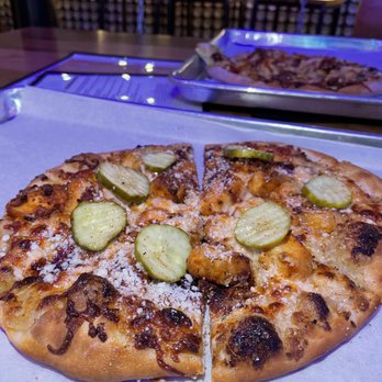 Saucy Brew Works - nashville chicken pizza - Coffee & Tea Near Me - Columbus, Ohio