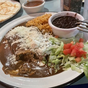 Mi Madre's Restaurant - Chicken mole enchiladas - Tex-Mex Near Me - Austin, Texas