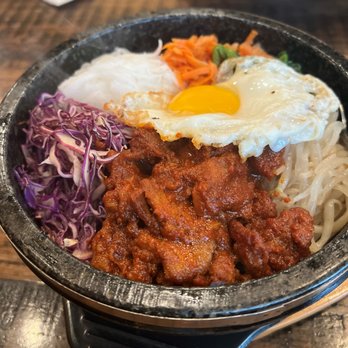 Joy Box - Spicy Pork Bibimbap Bowl - Korean Near Me - Bellevue, Washington