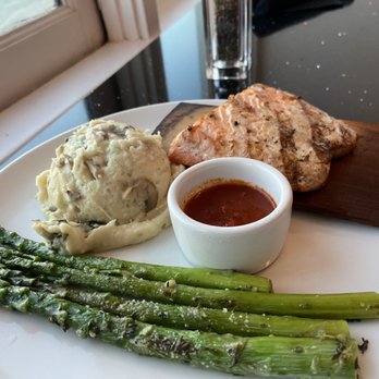 Lalla Grill Oceanside - Cedar Plank Salmon - Seafood Near Me - Monterey, California