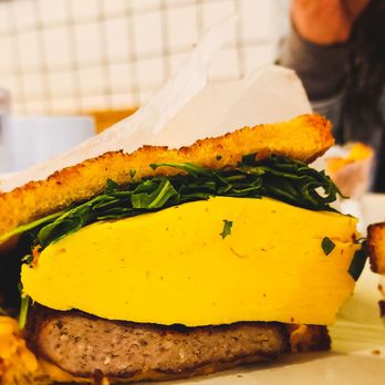Middle Child - Breakfast Sandwich Arugula, Eggs added Sausage - Breakfast & Brunch Near Me - Philadelphia, Pennsylvania Middle Child - Breakfast Sandwich Arugula, Eggs added Sausage - Breakfast & Brunch Near Me - Philadelphia, Pennsylvania