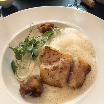 Bouillon Bilk - Cod entree - Modern European Near Me - Montreal, Quebec