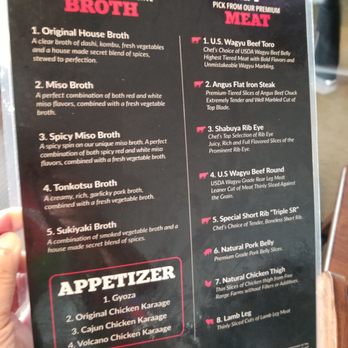 Shabuya - Menu - Hot Pot Near Me - Honolulu, Hawaii Shabuya - Menu - Hot Pot Near Me - Honolulu, Hawaii
