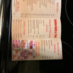 Golden Nails & Tan - Prices
