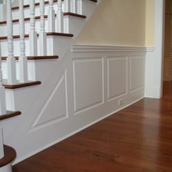 Wainscoting America - Custom Raised Panel Wainscoting for Foyers