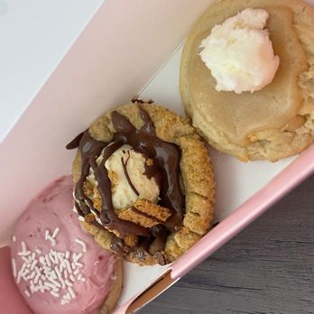 Crumbl - Durango - Raspberry Cupcake Cookie S'mores Skillet Cookie ft. HERSHEY'S Chocolate Buttermilk Pancake Cookie - Bakeries Near Me - Las Vegas, Nevada Crumbl - Durango - Raspberry Cupcake Cookie S'mores Skillet Cookie ft. HERSHEY'S Chocolate Buttermilk Pancake Cookie - Bakeries Near Me - Las Vegas, Nevada