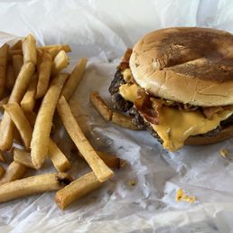 Bacon cheese burger