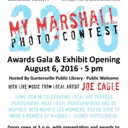 Guntersville Public Library - Awards Gala & Exhibit opening on August 6th. Plan on being there!! ;D