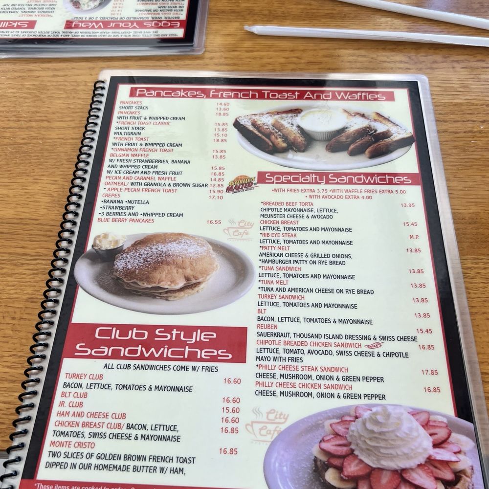 City Cafe - Menu - Breakfast & Brunch Near Me - Chicago, Illinois